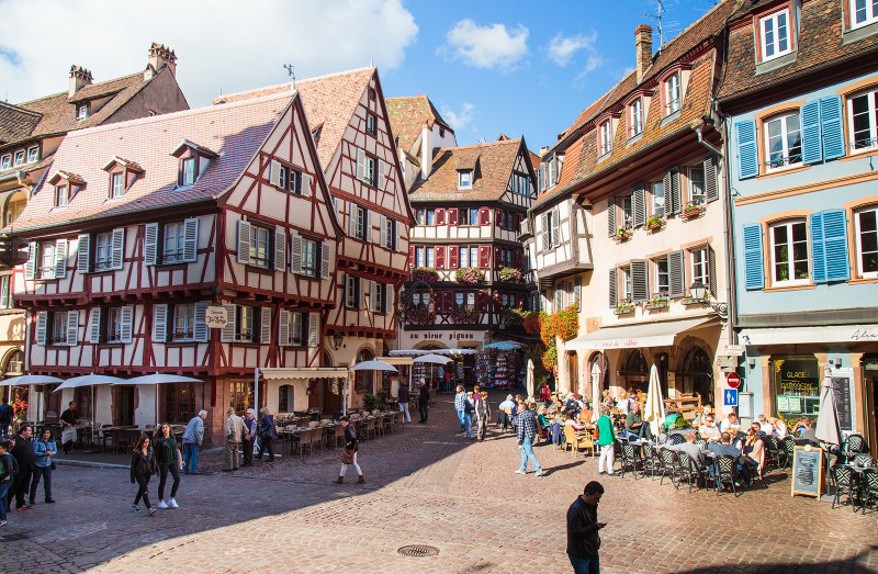 Searching for Colmar’s Moving Castle – A Couple of Tourists